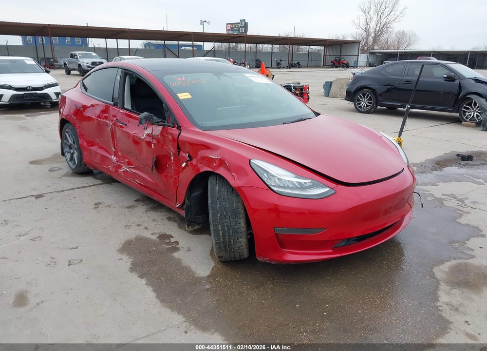 2022 TESLA MODEL 3 LONG RANGE DUAL MOTOR ALL-WHEEL DRIVE VIN: 5YJ3E1EB9NF258735