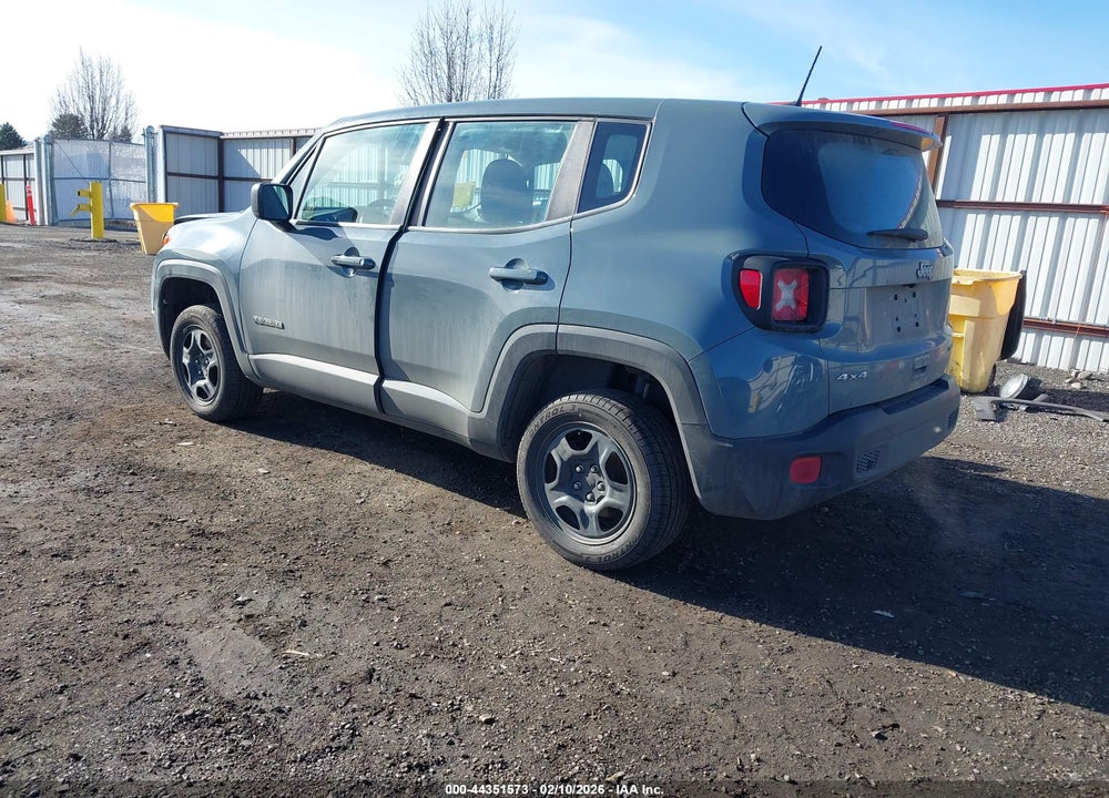 2018 JEEP RENEGADE SPORT 4X4 VIN: ZACCJBAB3JPH17493