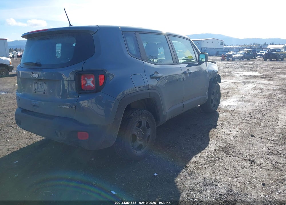 2018 JEEP RENEGADE SPORT 4X4 VIN: ZACCJBAB3JPH17493