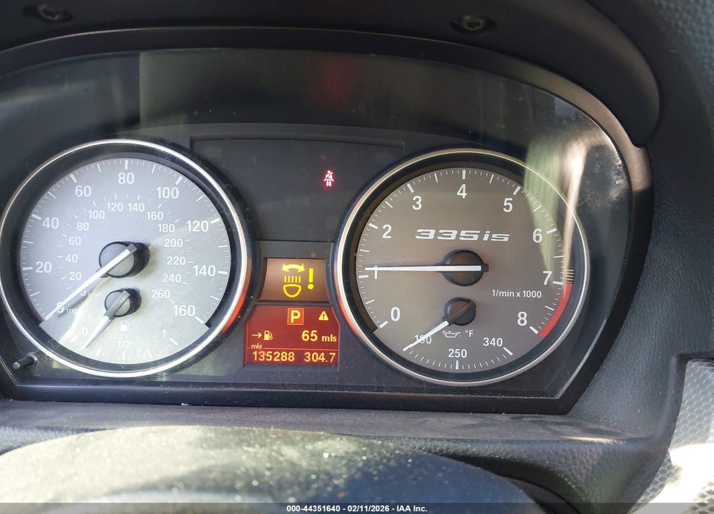 2013 BMW 335IS VIN: WBAKG1C50DJ217451