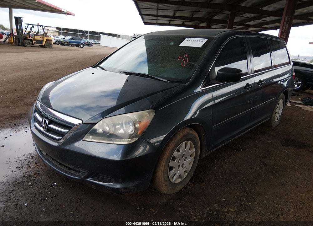 2005 HONDA ODYSSEY LX VIN: 5FNRL38215B076437
