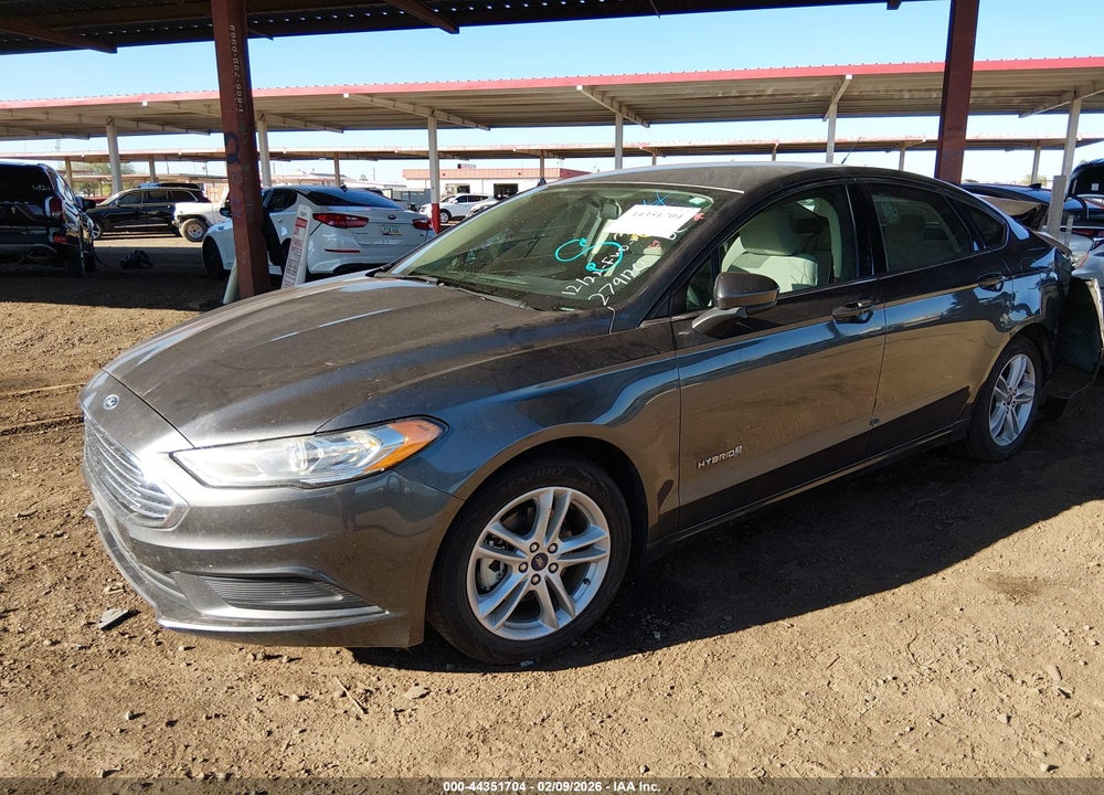 2018 FORD FUSION HYBRID S VIN: 3FA6P0UU7JR279120