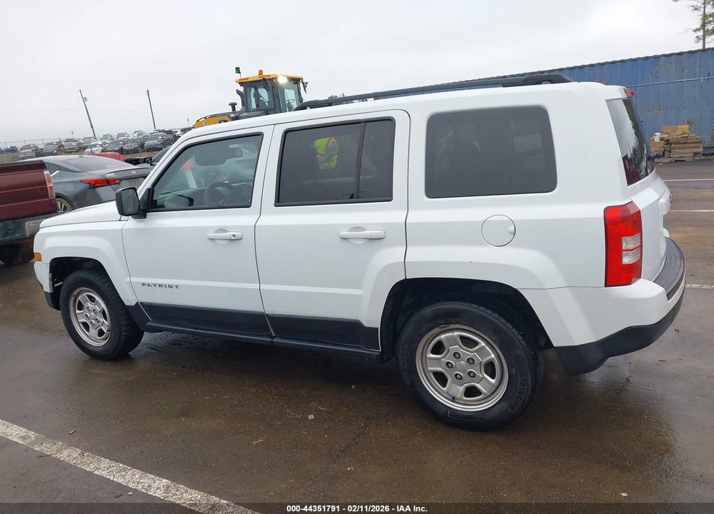 2017 JEEP PATRIOT SPORT FWD VIN: 1C4NJPBA1HD148826