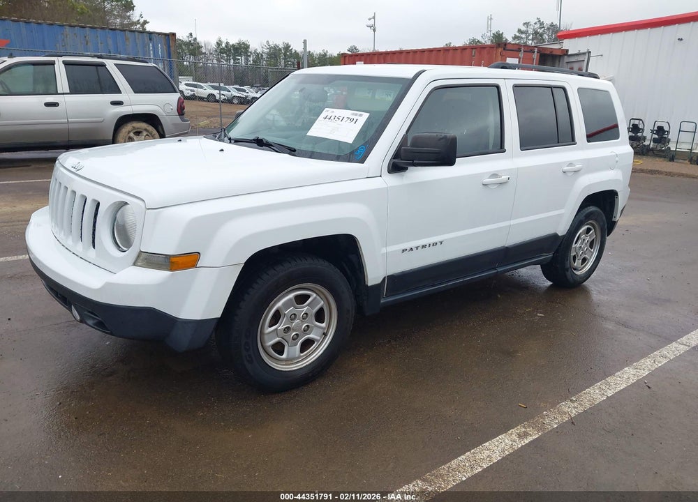 2017 JEEP PATRIOT SPORT FWD VIN: 1C4NJPBA1HD148826