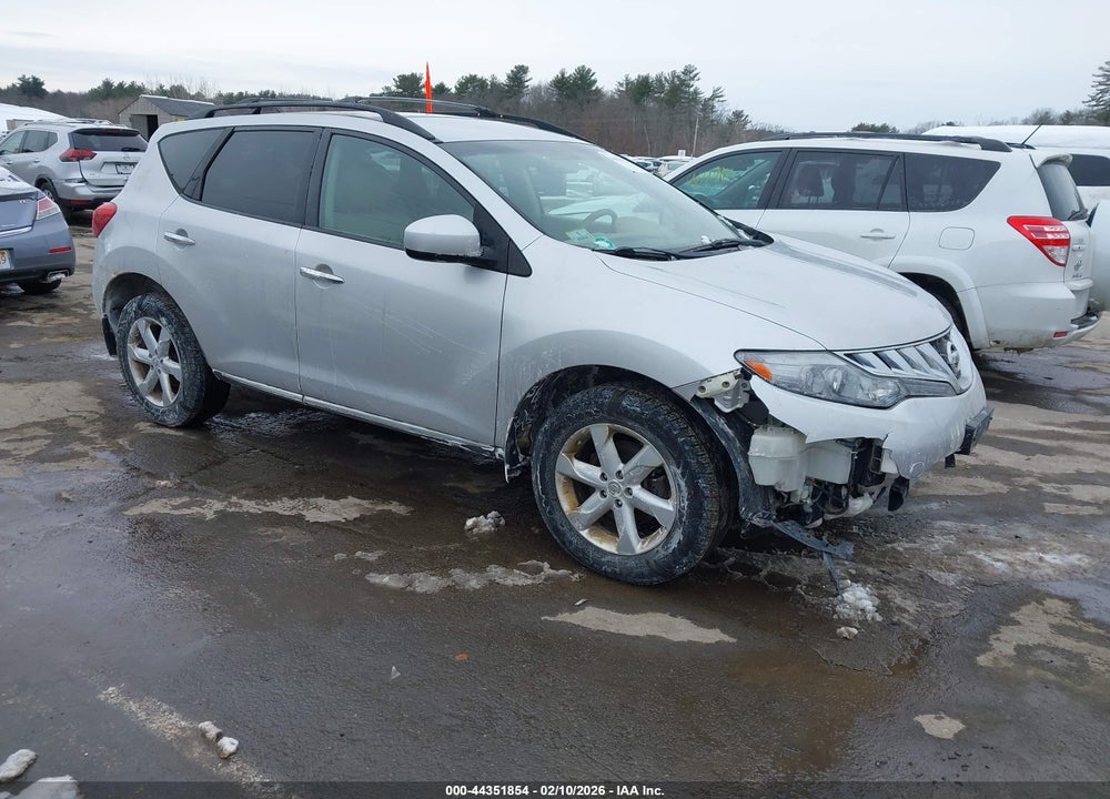 2009 NISSAN MURANO S VIN: JN8AZ18W59W200959