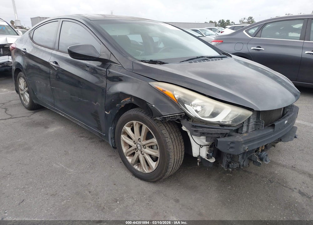 2016 HYUNDAI ELANTRA SE VIN: KMHDH4AE1GU490863
