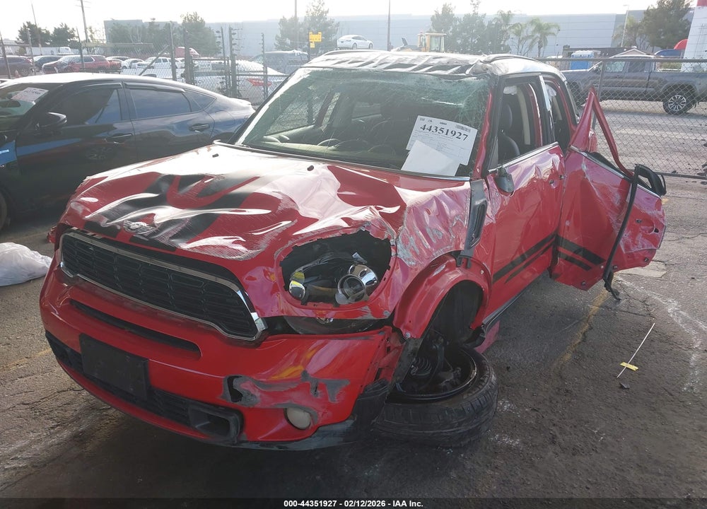 2012 MINI COOPER S COUNTRYMAN VIN: WMWZC3C54CWM27980