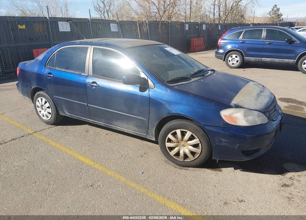 2003 TOYOTA COROLLA LE VIN: 2T1BR32E13C145566