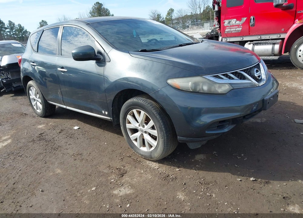 2011 NISSAN MURANO S VIN: JN8AZ1MW8BW153129
