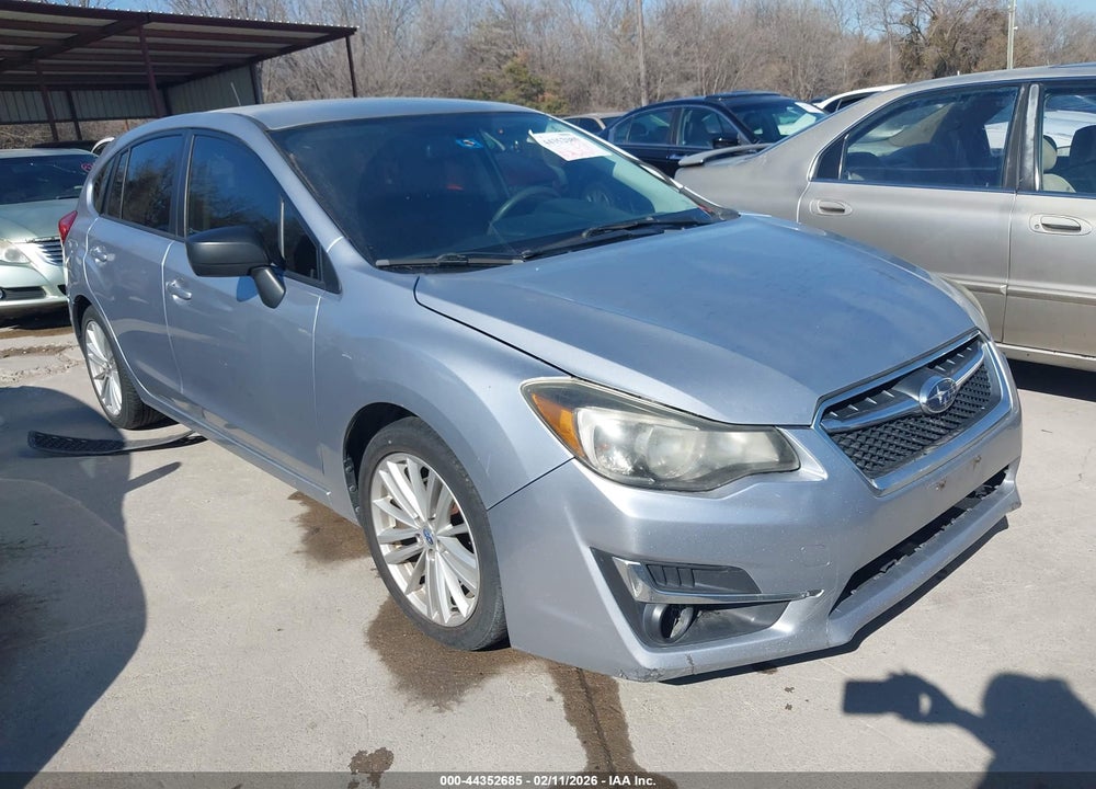 2015 SUBARU IMPREZA 2.0I VIN: JF1GPAA63F8201569