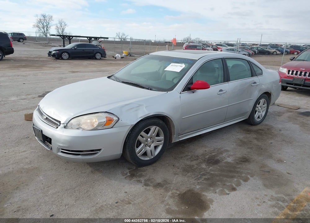 2012 CHEVROLET IMPALA LT VIN: 2G1WG5E37C1257485
