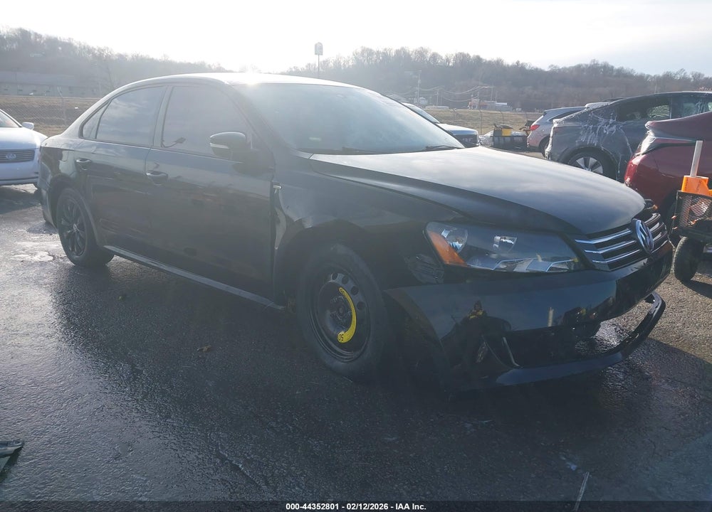 2013 VOLKSWAGEN PASSAT 2.5L WOLFSBURG EDITION VIN: 1VWAH7A33DC145629