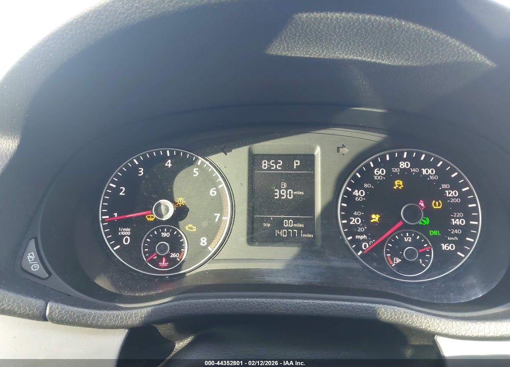 2013 VOLKSWAGEN PASSAT 2.5L WOLFSBURG EDITION VIN: 1VWAH7A33DC145629