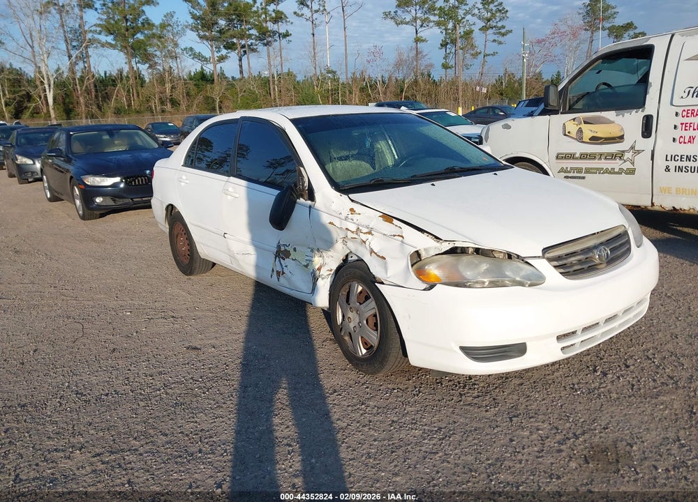 2004 TOYOTA COROLLA LE VIN: 2T1BR32E34C274751