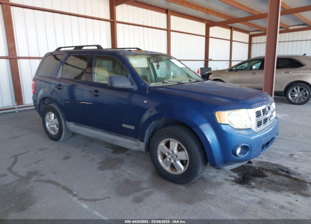 2008 FORD ESCAPE XLT VIN: 1FMCU031X8KA57503
