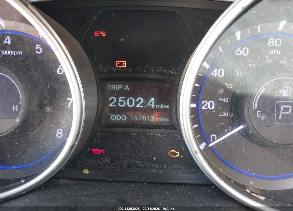 2011 HYUNDAI SONATA GLS VIN: 5NPEB4AC9BH170508