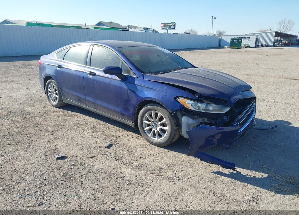 2016 FORD FUSION S VIN: 3FA6P0G76GR290009
