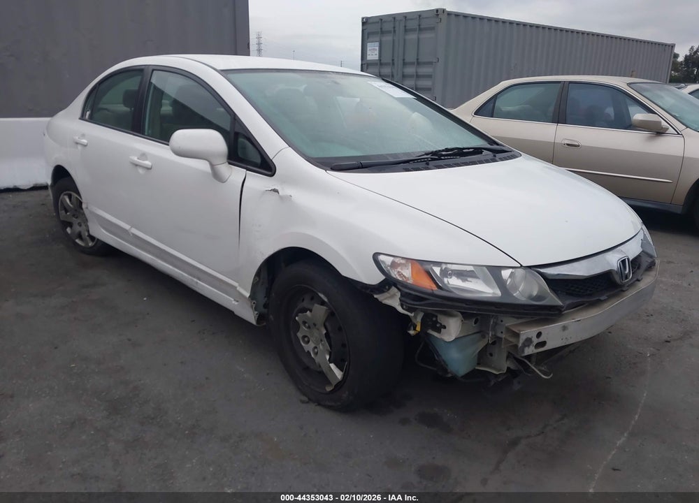 2010 HONDA CIVIC LX VIN: 19XFA1F50AE066878