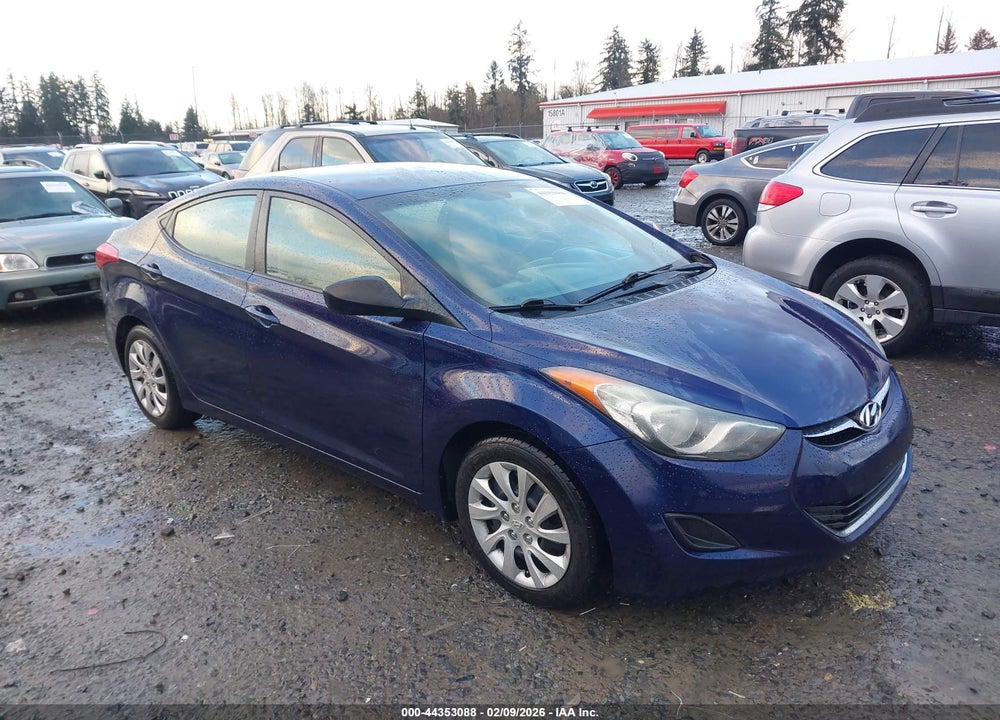 2011 HYUNDAI ELANTRA GLS VIN: 5NPDH4AE7BH054624