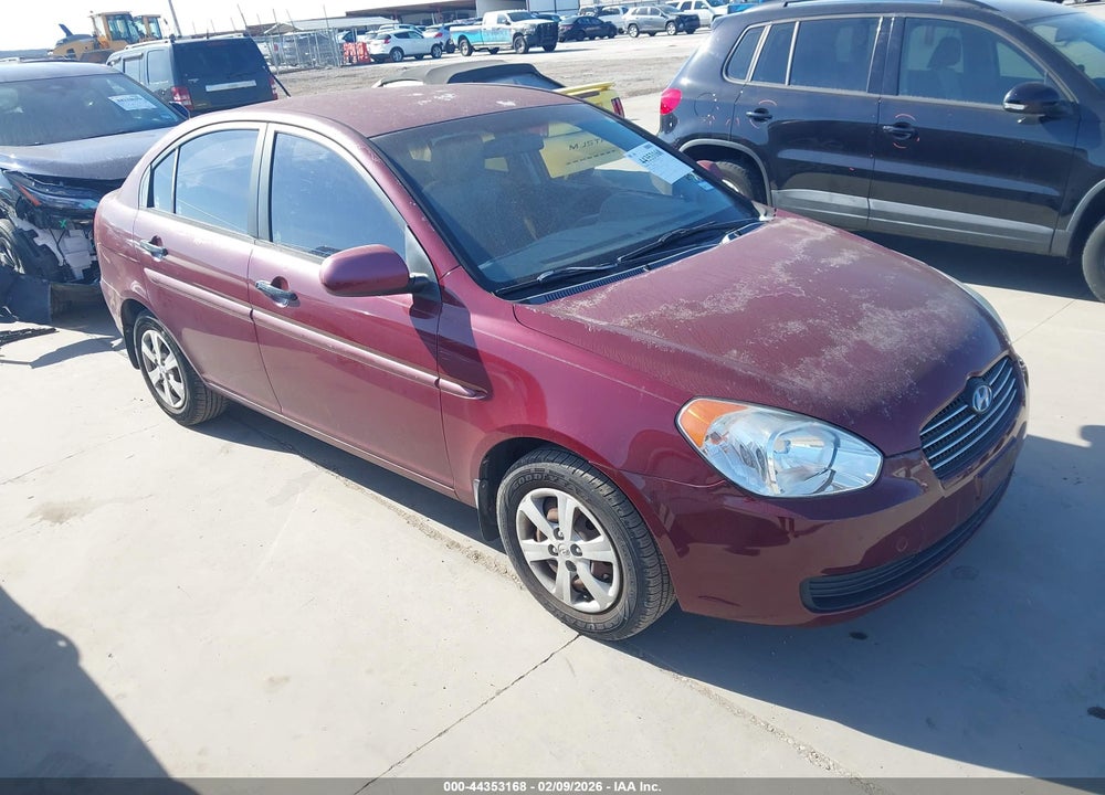 2010 HYUNDAI ACCENT GLS VIN: KMHCN4ACXAU509081
