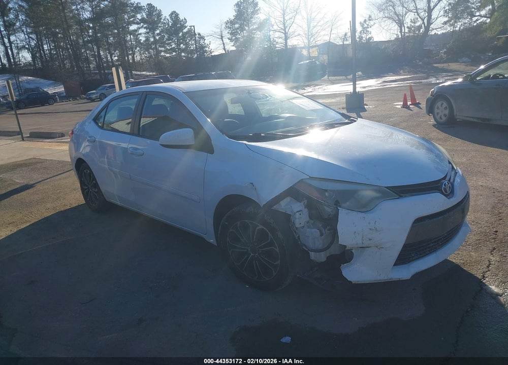 2015 TOYOTA COROLLA LE VIN: 2T1BURHE5FC388648