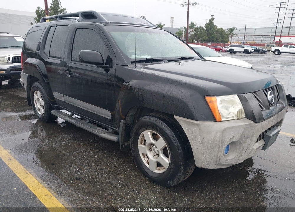 2005 NISSAN XTERRA S VIN: 5N1AN08U75C600805