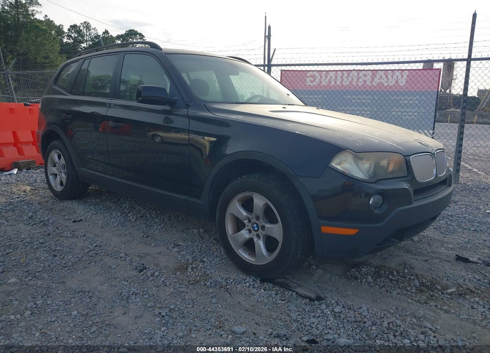 2007 BMW X3 3.0SI VIN: WBXPC93457WF28901