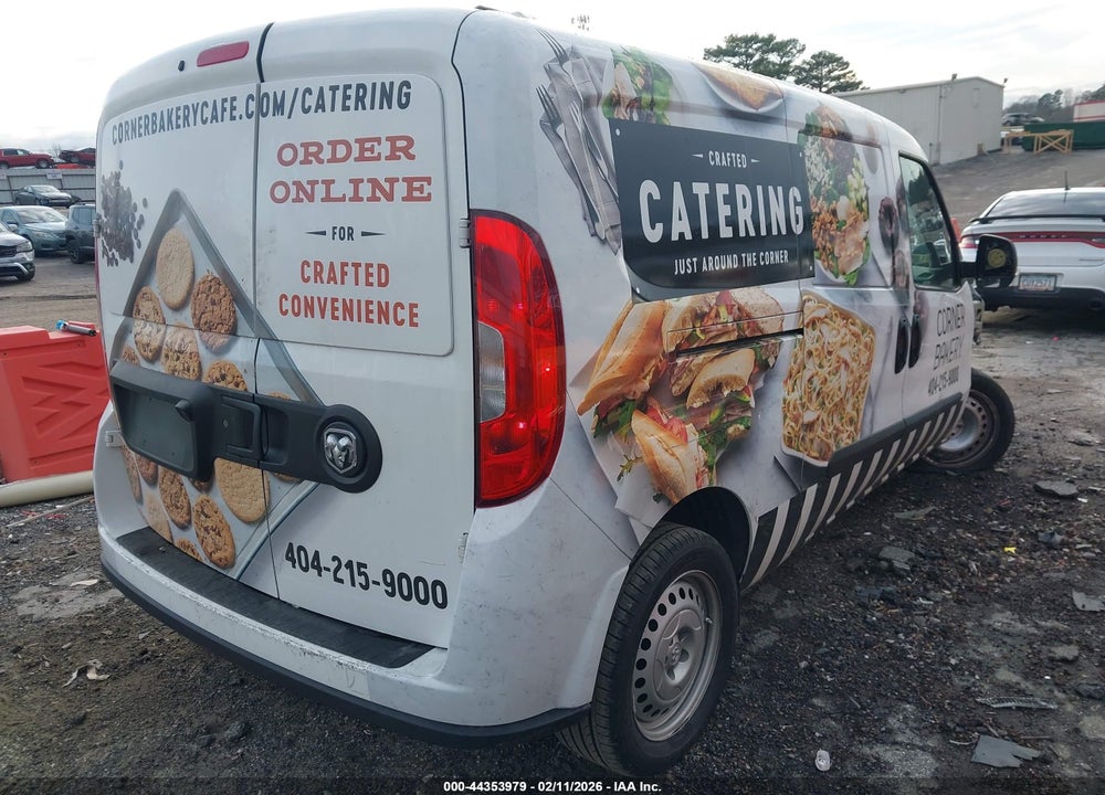 2022 RAM PROMASTER CITY CARGO VAN VIN: ZFBHRFABXN6W51672