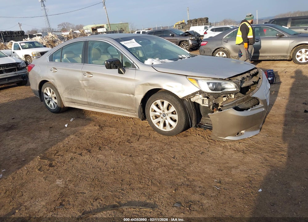 2015 SUBARU LEGACY 2.5I PREMIUM VIN: 4S3BNAC64F3071516