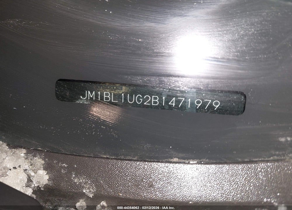 2011 MAZDA 3 I SPORT VIN: JM1BL1UG2B1471979