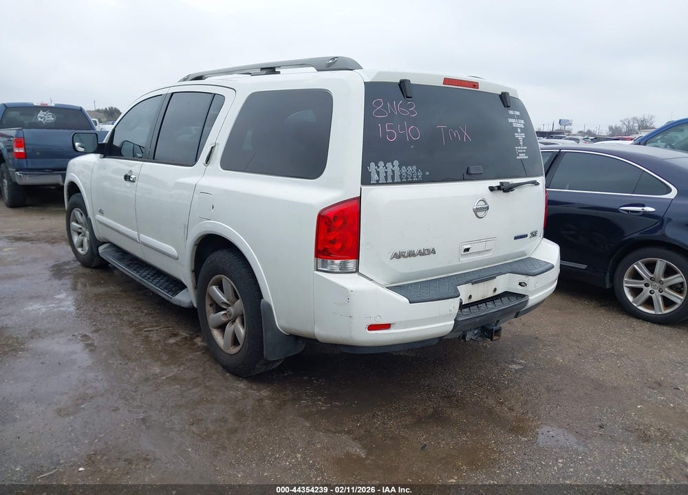 2008 NISSAN ARMADA SE VIN: 5N1BA08D88N631540