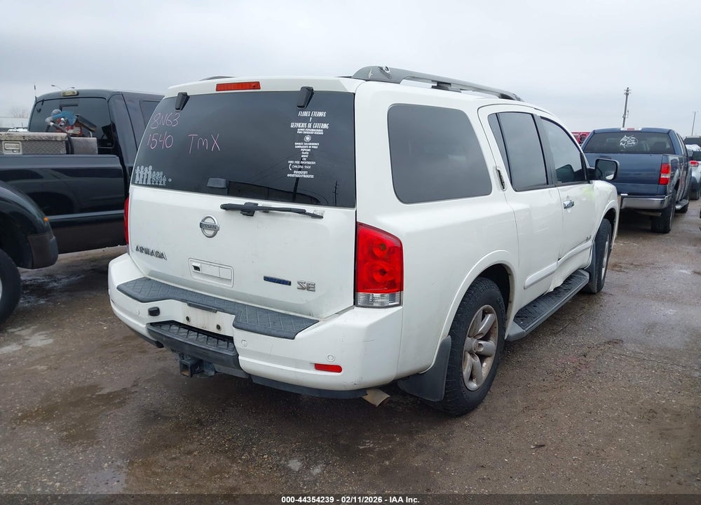 2008 NISSAN ARMADA SE VIN: 5N1BA08D88N631540