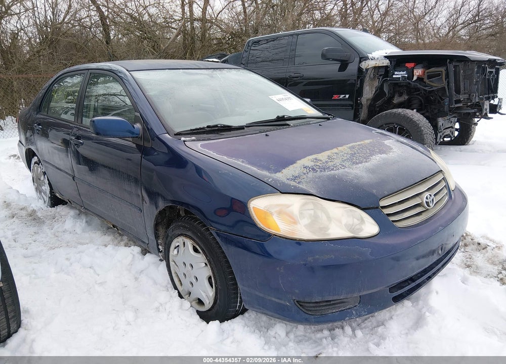 2004 TOYOTA COROLLA LE VIN: 2T1BR32EX4C252861