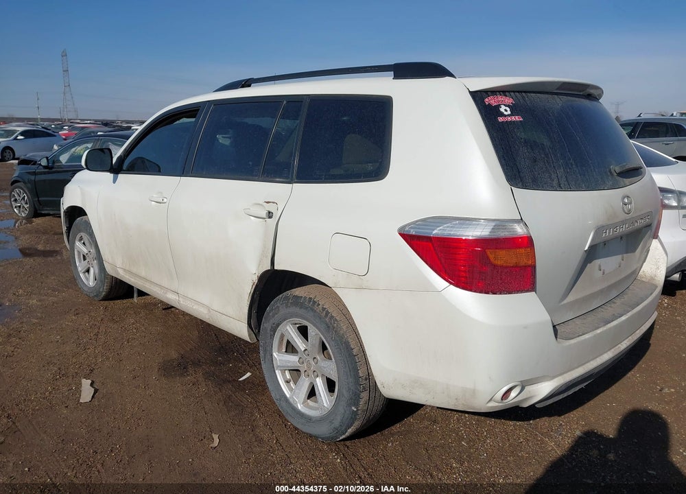 2010 TOYOTA HIGHLANDER BASE V6 VIN: JTEBK3EH7A2166312