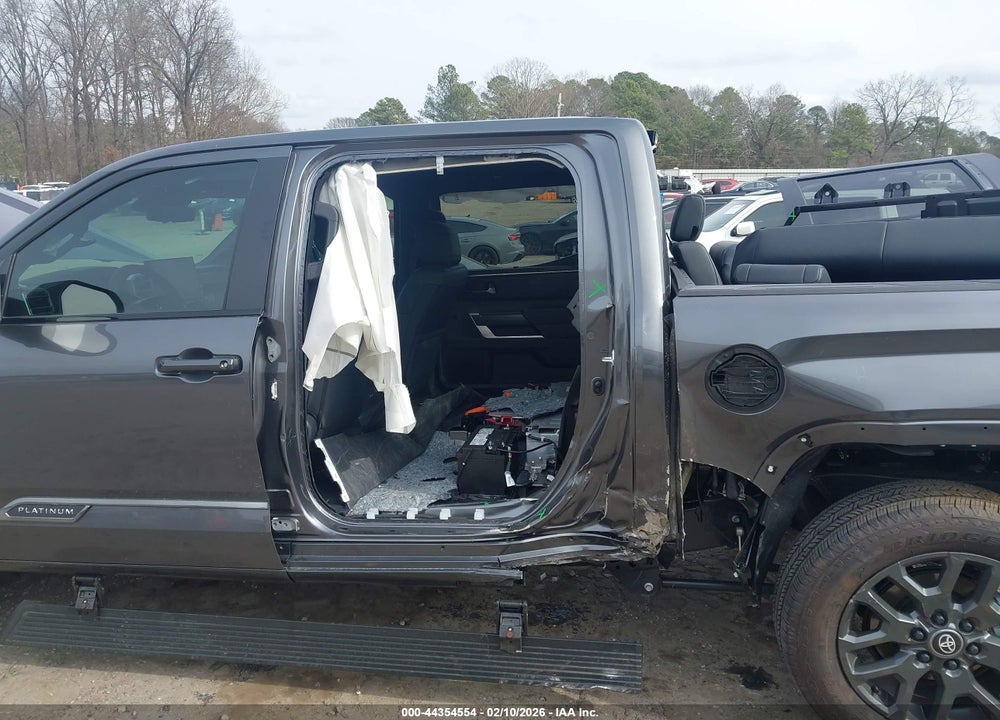 2025 TOYOTA TUNDRA HYBRID PLATINUM HYBRID CREWMAX 5.5' BED VIN: 5TFNC5DB9SX110125