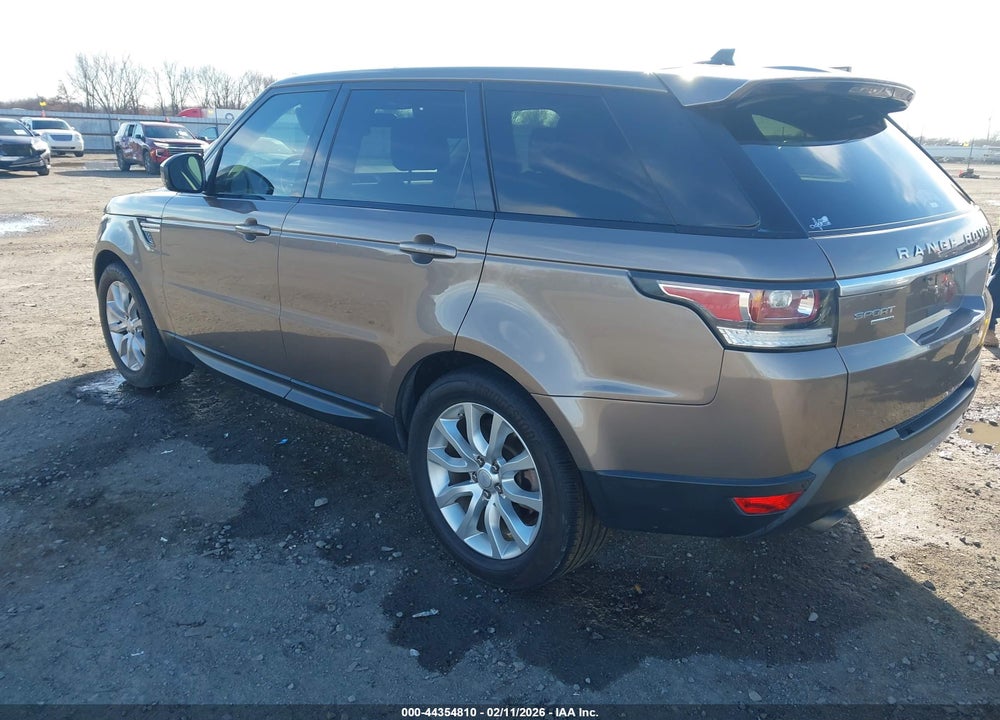 2015 LAND ROVER RANGE ROVER SPORT 3.0L V6 SUPERCHARGED HSE VIN: SALWR2VF6FA539078