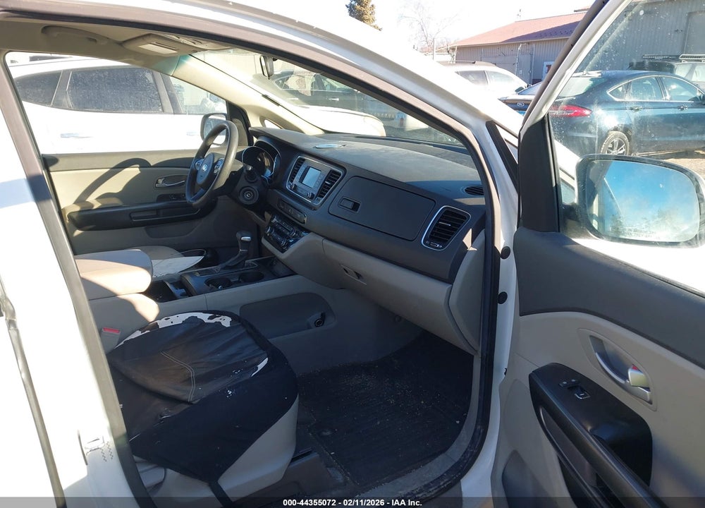 2017 KIA SEDONA L VIN: KNDMA5C17H6273462
