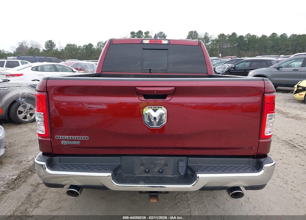 2022 RAM 1500 BIG HORN  4X2 5'7 BOX VIN: 1C6RREFT6NN113531