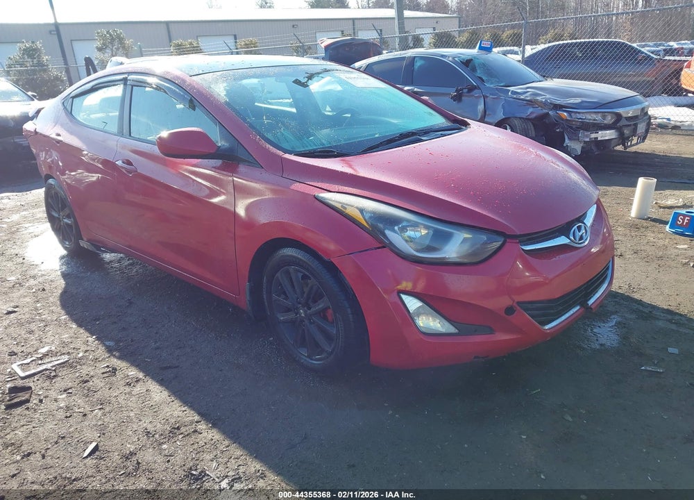 2014 HYUNDAI ELANTRA VIN: KMHDH4AE5EU151455