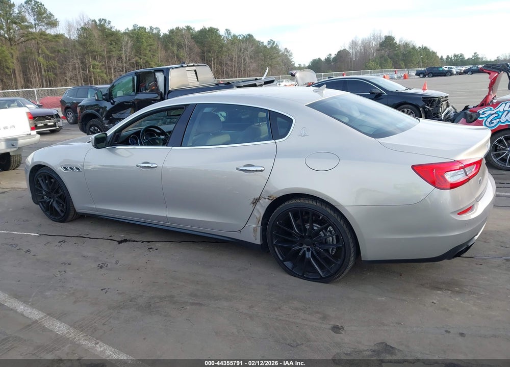 2014 MASERATI QUATTROPORTE GTS VIN: ZAM56PPA6E1072992
