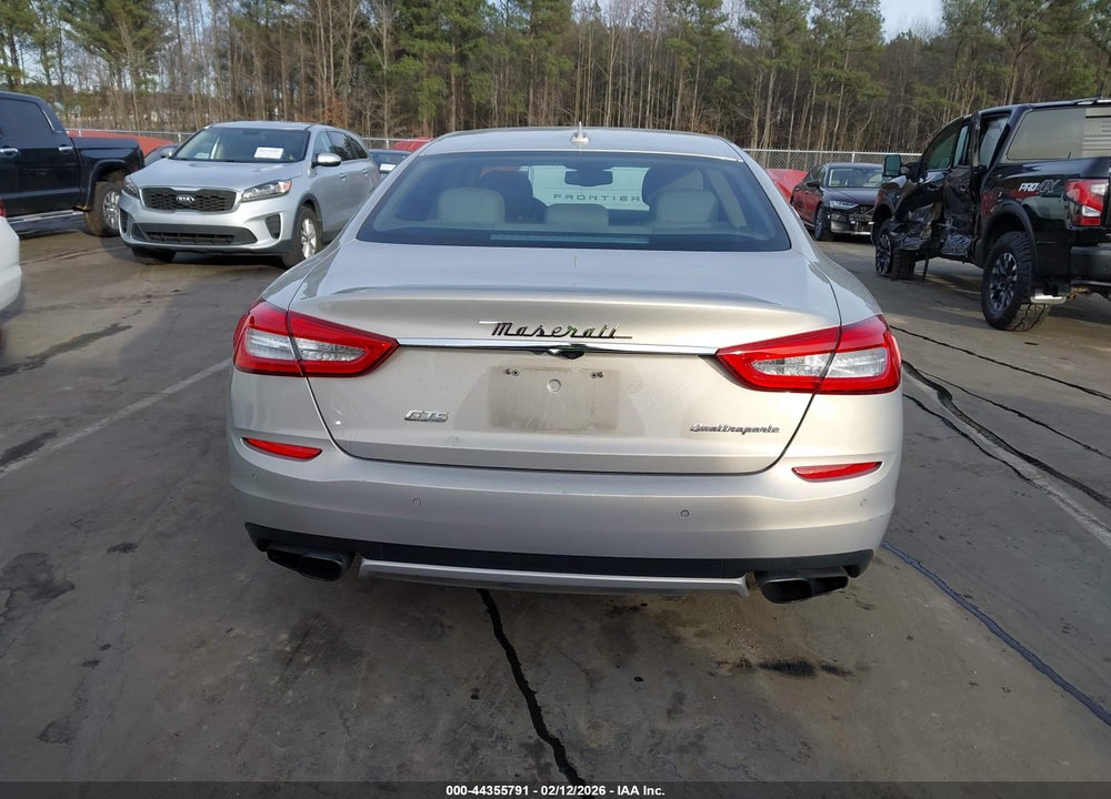 2014 MASERATI QUATTROPORTE GTS VIN: ZAM56PPA6E1072992