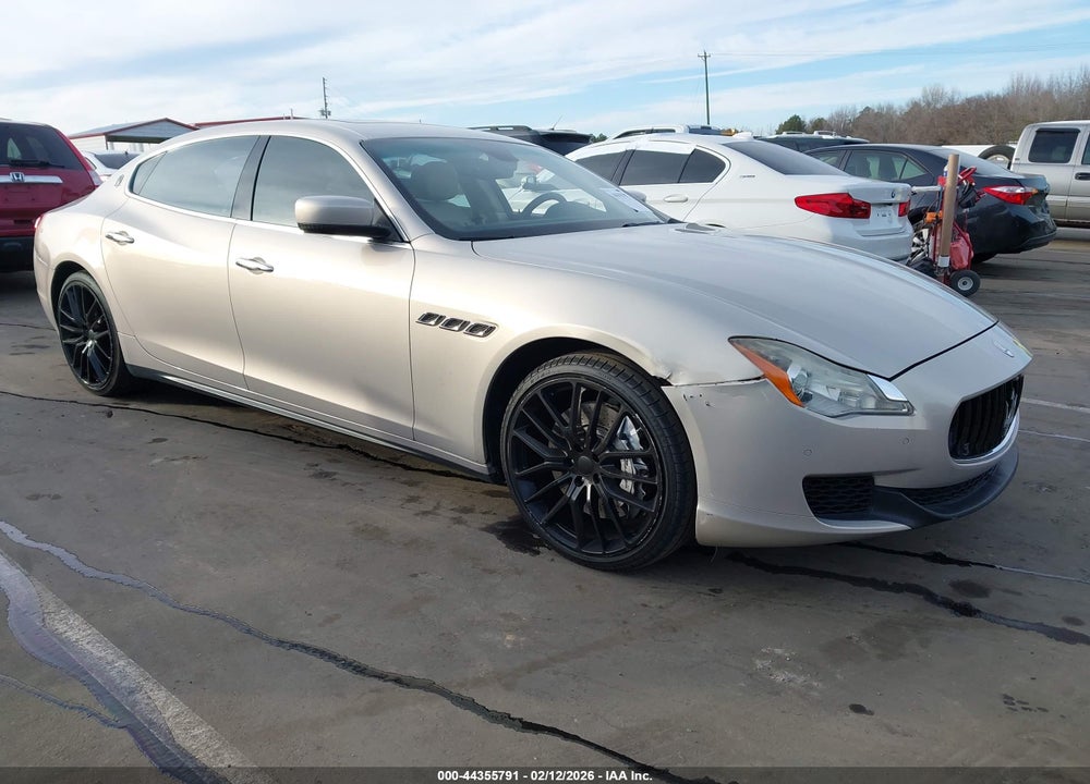 2014 MASERATI QUATTROPORTE GTS VIN: ZAM56PPA6E1072992