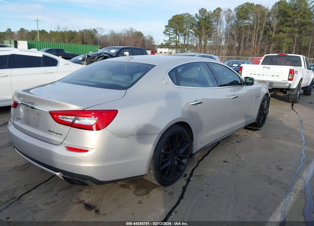 2014 MASERATI QUATTROPORTE GTS VIN: ZAM56PPA6E1072992