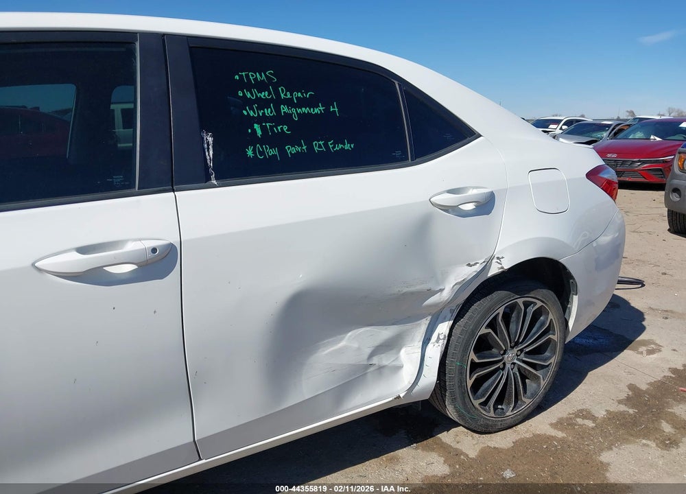 2014 TOYOTA COROLLA S PLUS VIN: 5YFBURHE8EP138254