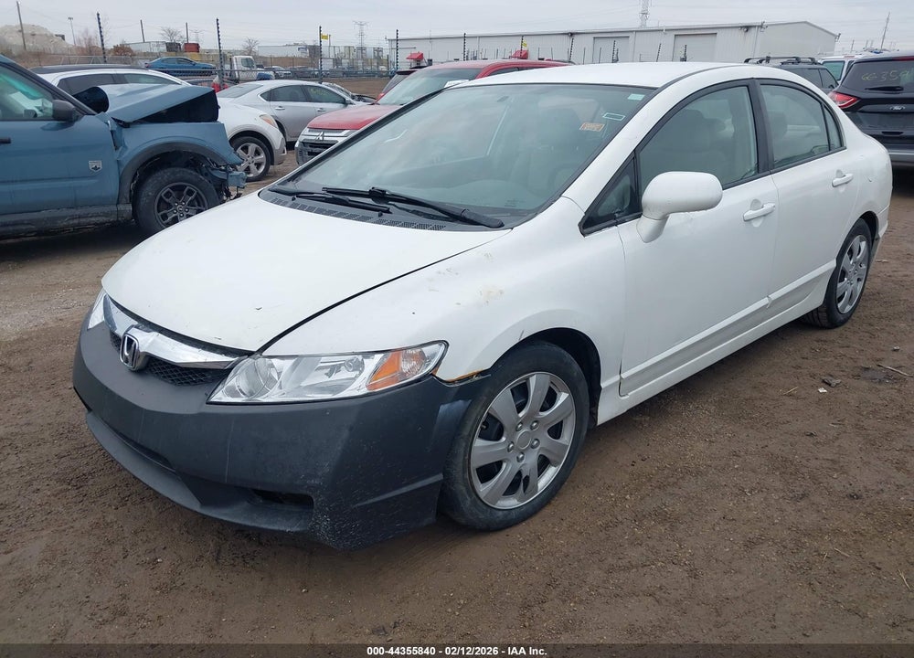 2010 HONDA CIVIC LX VIN: 2HGFA1F52AH500871