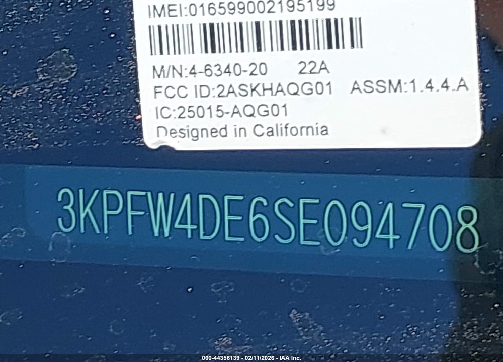 2025 KIA K4 GT-LINE VIN: 3KPFW4DE6SE094708