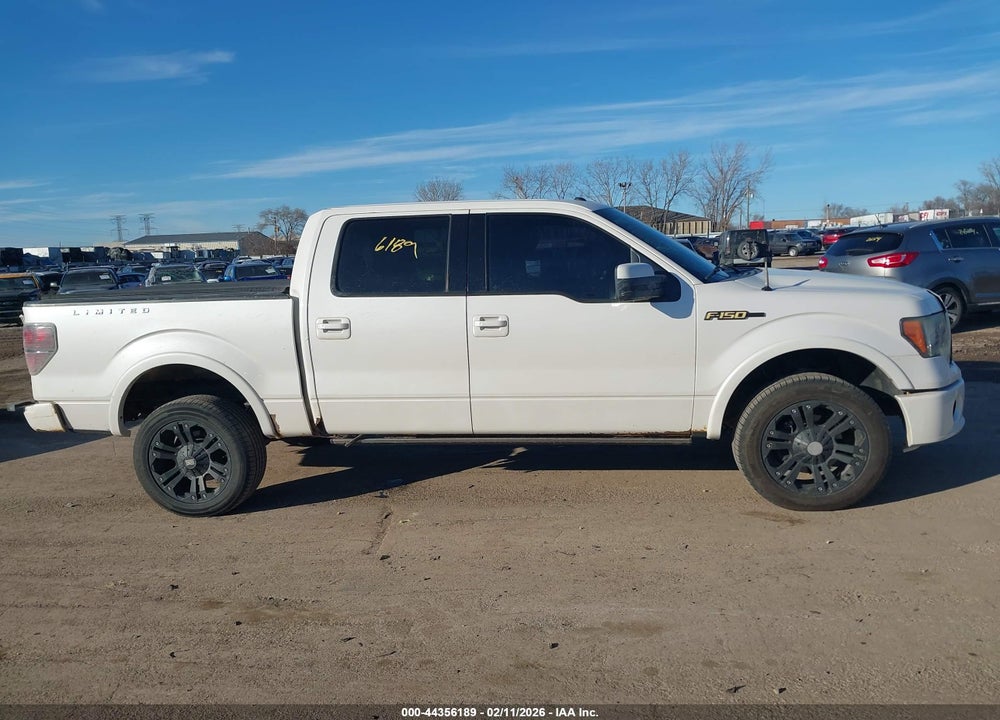 2011 FORD F-150 LARIAT LIMITED VIN: 1FTFW1E60BFA47086