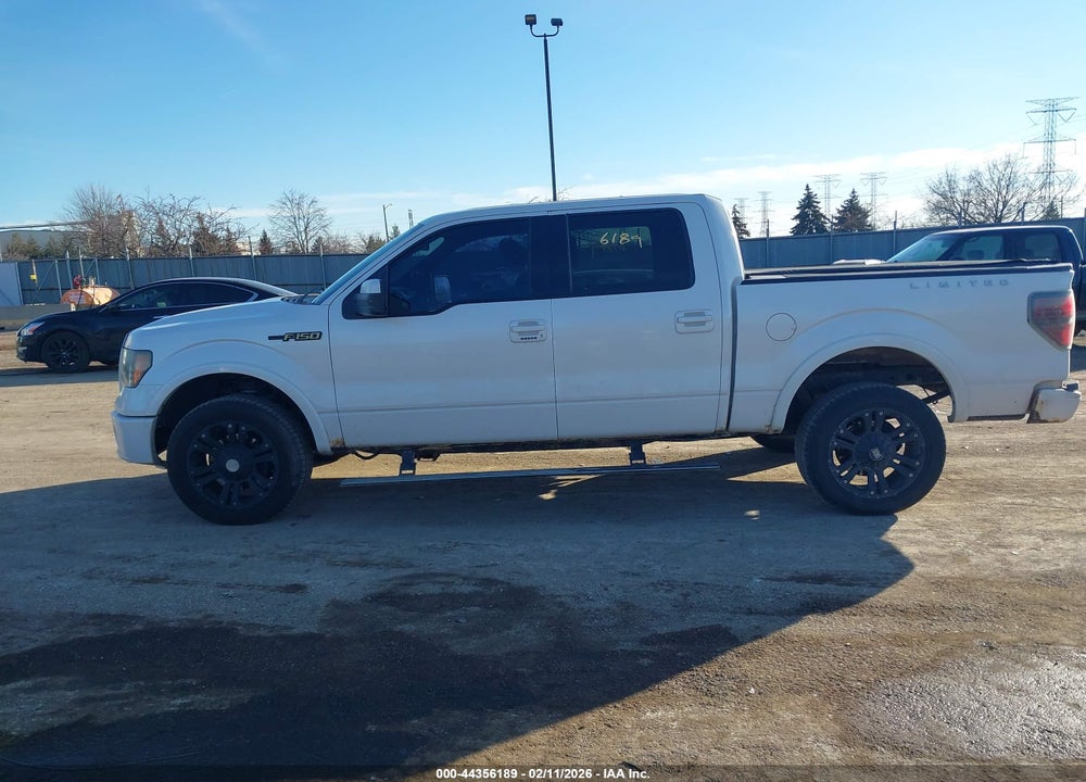 2011 FORD F-150 LARIAT LIMITED VIN: 1FTFW1E60BFA47086