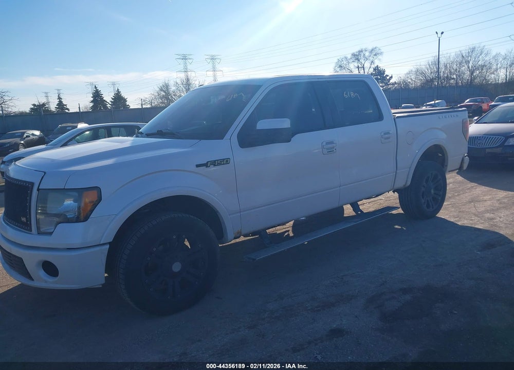 2011 FORD F-150 LARIAT LIMITED VIN: 1FTFW1E60BFA47086
