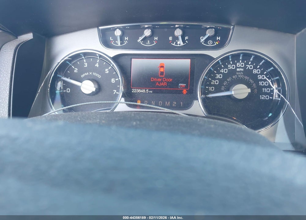 2011 FORD F-150 LARIAT LIMITED VIN: 1FTFW1E60BFA47086
